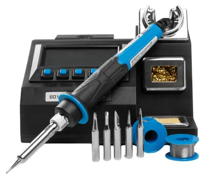 Produktbild von HÖGERT TECHNIK - Digitale Lötstation 60W mit LCD-Display, Temperaturregelung 100