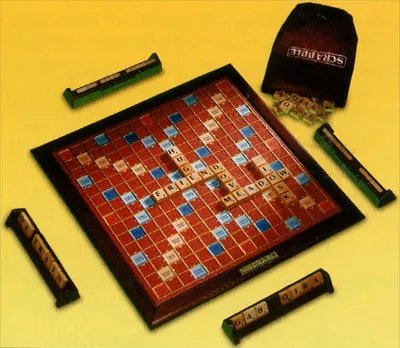 Produktbild von SCRABBLE Deluxe Edelholzsteine