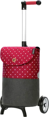 Produktbild von Andersen SHOPPER MANUFAKTUR Einkaufstrolley Unus Shopper Fun Duko 36L Red rot 119cm