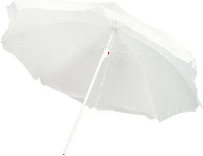 Produktbild von Strandschirm / Sonnenschirm / stufenlos verstellbar / Farbe: weiß