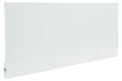 Image de Panneau de chauffage infrarouge mural, 700 W, finition blanche mate, avec thermostat numérique