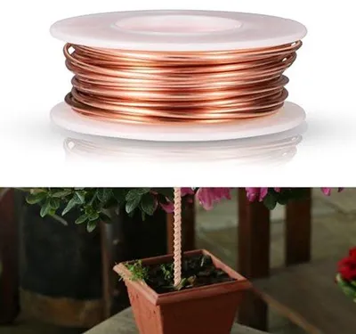 Produktbild von 10m Kupferdraht 16 AWG für Gartenarbeit und Pflanzen