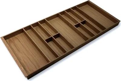 Produktbild von Besteckeinsatz NUSSBAUM 120er Schubl. B 1090 x T 472 mm passend für Hettich ArciTech Schubladen