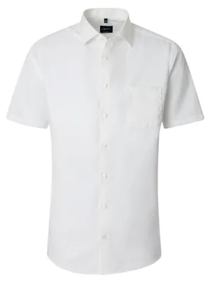 Produktbild von VENTI Herren Businesshemd Kurzarm Kent Comfort-Fit Creme 43