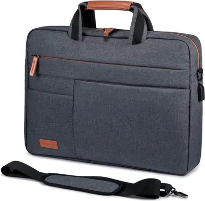 Obrázek produktu pro LOVEVOOK Laptop Bag 17-17,3 palce Vodotěsné pánské tašky přes rameno Business Dark Grey