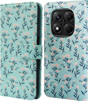 Produktbild von imoshion Design Klapphülle Xiaomi Redmi Note 14 Pro Plus (5G) - Blue Flowers