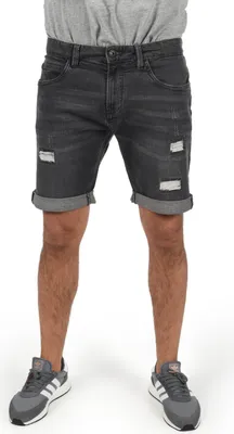 Produktbild von INDICODE IDHallow Herren Jeans Shorts Kurze Denim Hose mit Destroyed-Optik und Stretch