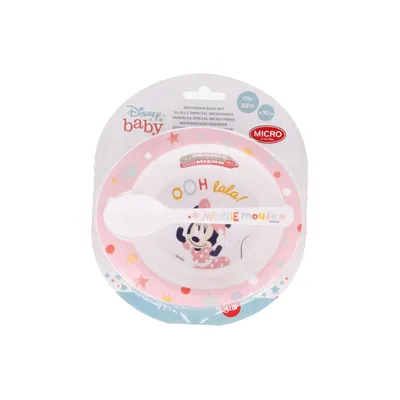 Obrázok produktu pre Minnie Mouse - Súprava do mikrovlnnej rúry (miska s lyžičkou) (Indigo dreams)