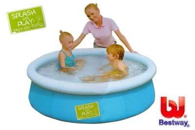 Produktbild von Planschbecken BESTEAY Fast-Set Pool blau Ø 152 x 35 cm Bades