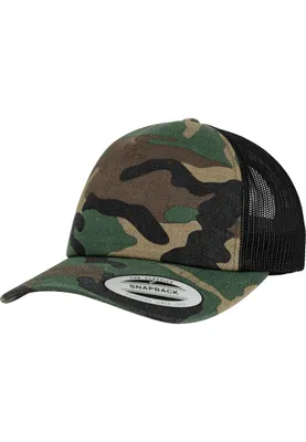 Produktbild von FLEXFIT 6606C | Camo Trucker - Farbe: Wood Camo/Black - Größe: One Size