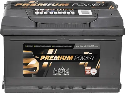 Produktbild von intAct Premium Power PP75MF Autobatterie 12V 75Ah