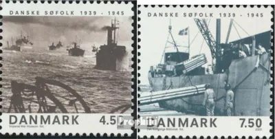 Produktbild von Briefmarken Dänemark 2005 Mi 1401-1402 (kompl.Ausg.) postfrisch Seeleute