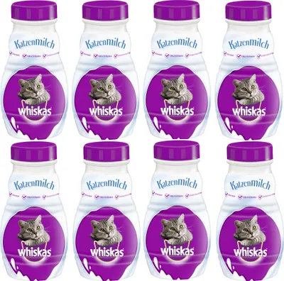 Produktbild von WHISKAS® Katzenmilch 8 x 200ml