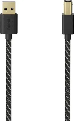 Immagine prodotto di Hama 00201001 Cavo USB 2.0 1,5 m USB A USB B Nero