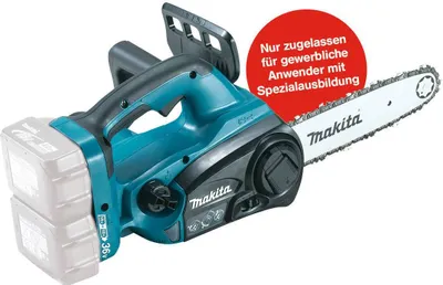 Produktbild von Makita DUC252Z Akku- Kettensäge, Motorsäge, Top Handle Motorsäge 2x 18V