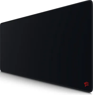 Zdjęcie produktu dla Podkładka pod mysz do gier Titanwolf XXL, 900 x 400 x 3 mm, podkładka na biurko, zmywalna, antypoślizgowy spód, szybkość i precyzja, ikona czerwona