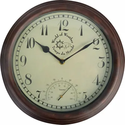 Image de Esschert Design Horloge de jardin plastique S ; TF007