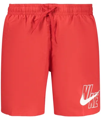 Produktbild von Herren Rote Badehose mit Elastikbund und Taschen – Sommer Outfit