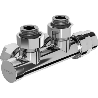 Zdjęcie produktu dla Mexen Duplex zawór grzejnikowy kątowy DN50 chromowany W907-000-01