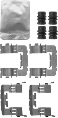 Produktbild von METZGER 109-1891 Zubehörsatz Scheibenbremsbelag Vorne für SUBARU FORESTER (SJ) XV (GP) IMPREZA Schrägheck (GR, GH, G3) IMPREZA Schrägheck (GP)