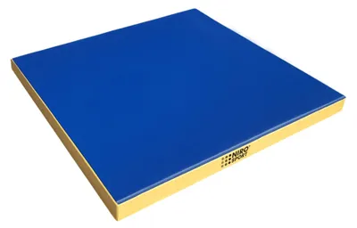 Productafbeelding van Sportgymnastiekmat 100 x 100 x 8 cm, Blauwe Fitnessmat