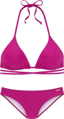 Produktbild von Bruno Banani Triangel-Bikini beere Größe 40 Cup A/B