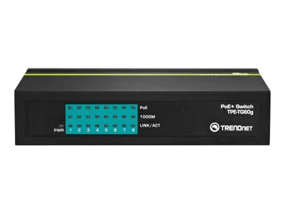 Obrázek produktu pro TRENDnet TPE TG80G GREENnet PoE+ Switch - Switch - 8 x 10/100/1000 (PoE+)
