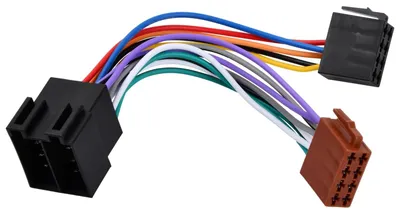 ISO-Adapter 16-polig für Autoradio, Kabelbaum, ABS