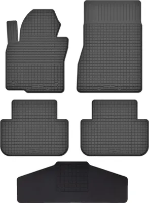 Produktbild von Gummi Fußmatten Set Für: Bmw X6 E71 (2008-2014) Gummimatten Schwarz