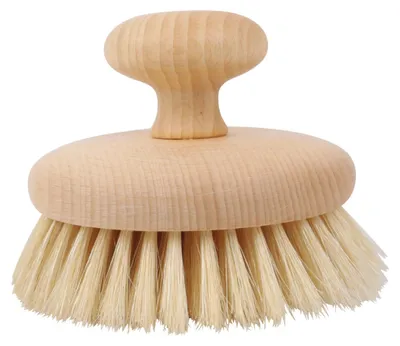Produktbild von Redecker Massagebürste mit Knauf, helle Borste, geölt