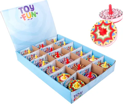 Produktbild von TOF Kreisel 5cm, 4-f.sortiert im Display