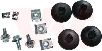 Produktbild von VAN WEZEL Montagesatz Kotflügel 4342796 Vorne Links Vorne Rechts für RENAULT TWINGO I (C06)