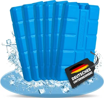 Produktbild von 6 x Nemt 200 ml Kühlakkus Kühlelemente für Kühlboxen