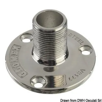Obrázek produktu pro Glomex kulatá základna pro antény AISI316 98 mm, 1 kus