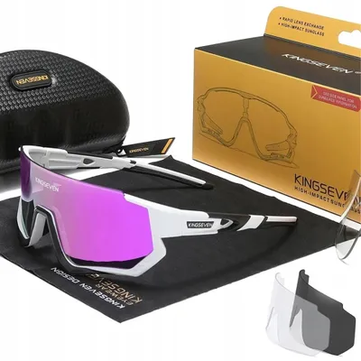 Produktbild von KINGSEVEN LS-910 Sportliche Sonnenbrille Polarisiert Wechselgläser