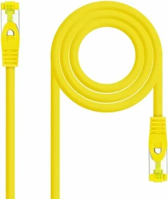 Image de Câble réseau rigide UTP de catégorie 6 NANOCABLE Jaune