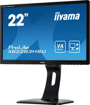Produktbild von iiyama ProLite XB2283HSU-B1, 54,6 cm (21.5"), 1920 x 1080 Pixel, Full HD, LED, 1 ms, Schwarz