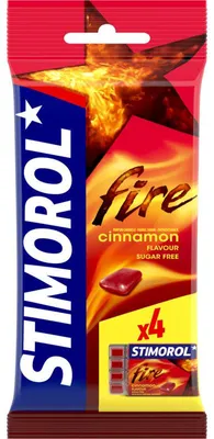 Produktbild von Stimorol Fire Kaugummi Zimtgeschmack 67g – Frischer Atem, langanhaltend
