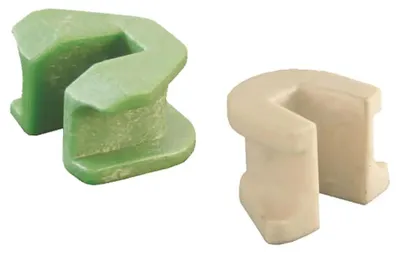 Immagine prodotto di Pattino in plastica, anteriore sul supporto del variatorep Set à