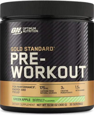 Immagine prodotto di Optimum Nutrition Gold Standard Pre-Workout - 330 g Dose Mela Verde