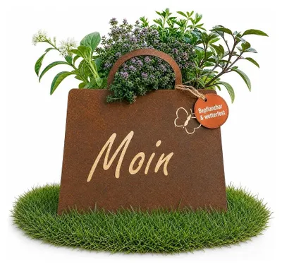 Produktbild von Tasche zum Bepflanzen 'Moin' 32x27x12cm