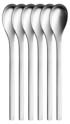 Immagine prodotto di Elzusha - Set di 6 cucchiaini per latte macchiato in acciaio inossidabile