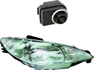 Produktbild von Johns, Scheinwerfer passend für Peugeot 206 CC 09/98- H4 Rechts Beifahrer m. Stellmotor 6224C0 9602407480 9632162280 6205S7