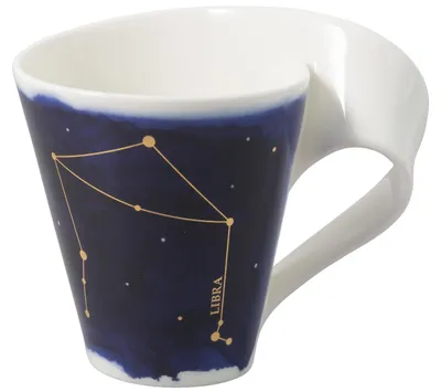 Produktbild von Villeroy & Boch NewWave Stars Becher mit Henkel Waage / Libra 300ml