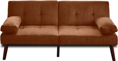 Produktbild von Best Möbel Philae - 2-Sitzer Schlafsofa Klappsofa - Cord , Terrakotta
