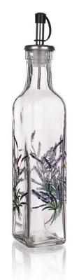Produktbild von Glasflasche für Öl oder Olivenöl mit Spender Lavender Lavendel 250ml
