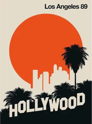 Produktbild von Tadessi Fototapete | Skyline | 2.00 m x 2.70 m | Orange | Beige | Wandbild | Digitaldruck