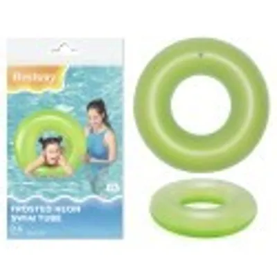 Image de anneau de natation gonflable néon Ø 76 cm - vert Anneau de natation pour enfants