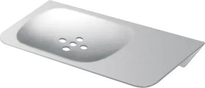 Obrázok produktu pre KWC AR Mydelnička, CHRONOS, nerezová oceľ, 180x40x100 mm, povrchová montáž, odtokové otvory
