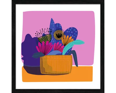 Produktbild von Gerahmtes Bild Plants and flowers 27,5x27,5 cm